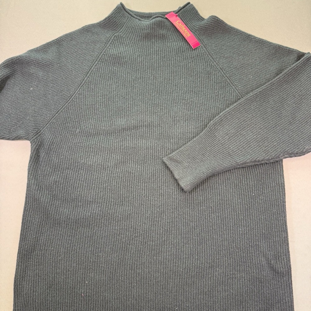 NWT‎ Catherine Catherine Malandrino Women's Green Sweater Long Sleeve Sz 1X
